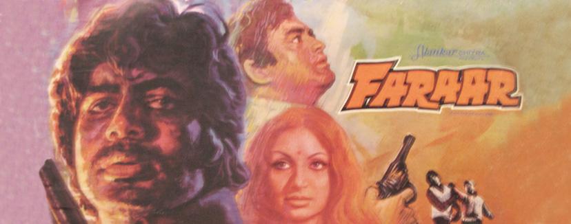 Sanjeev Kumar, Amitabh Bachchan and Sharmila in Faraar