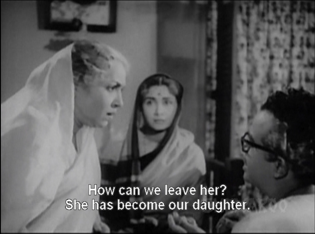 Bimal Roy’s Sujata cast her in the role of the orthodox Buaji who is unable to accept Sujata as one of the family.
