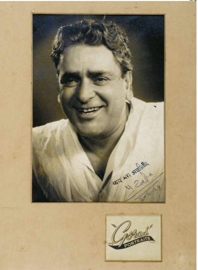 Prithviraj Kapoor Studio Portrait