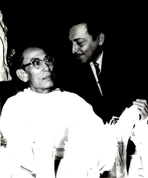 Madan Mohan with mentor SD Burman