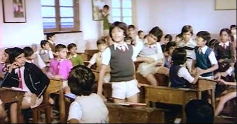 The kids have fun in the classroom with 'Masterji ki aa gayi chitthi' (Kitab)