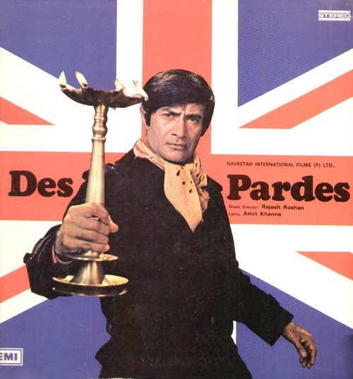 Poster of Dev Anand's Des Pardes