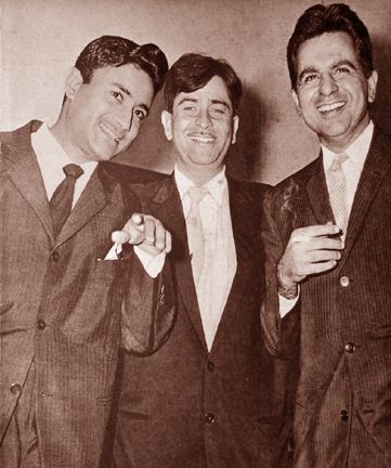 The three icons: Dev Anand, Raj Kapoor and Dilip Kumar