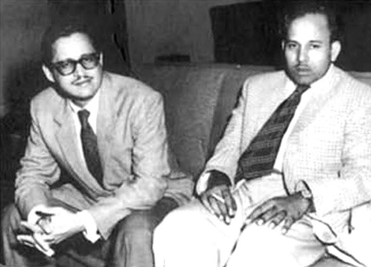 Guru Dutt and Abrar Alvi