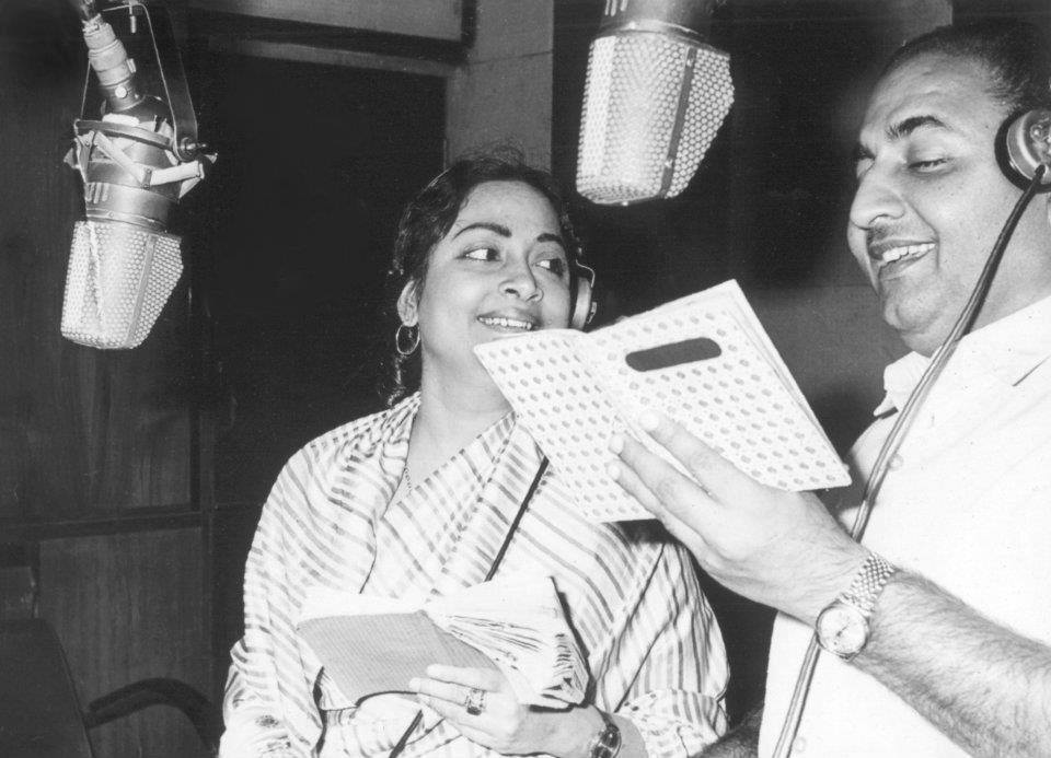 Geeta Dutt and Mohd Rafi