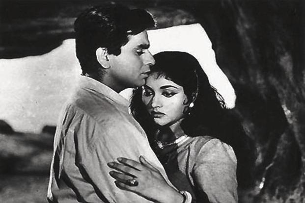 Dilip Kumar and Vyjantimala in Madhumati