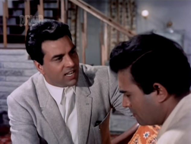 Dharmendra and Sanjeev Kumar in Satyakam