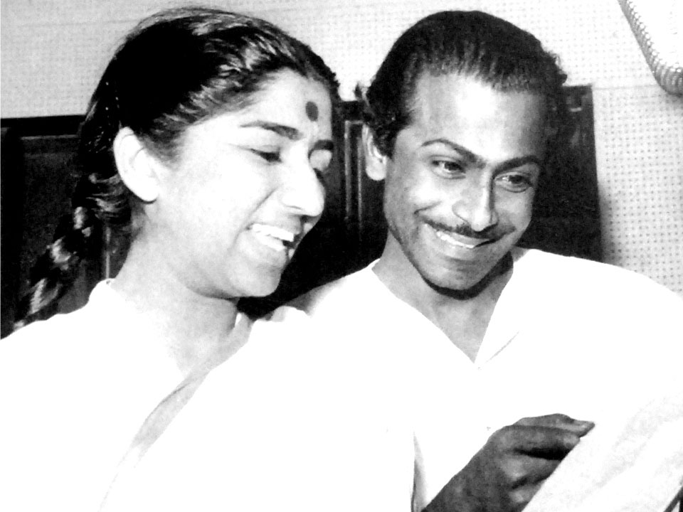 Lata Mangeshkar and Salil Chowdhury