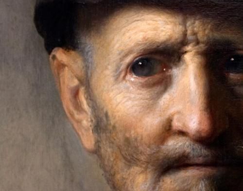 old man by Rembrandt