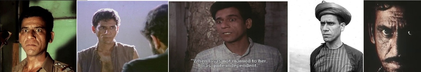 Om Puri's eyes