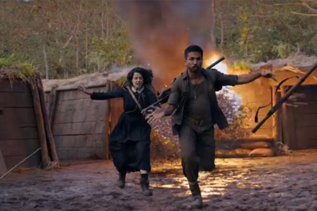 climactic scene of Rangoon