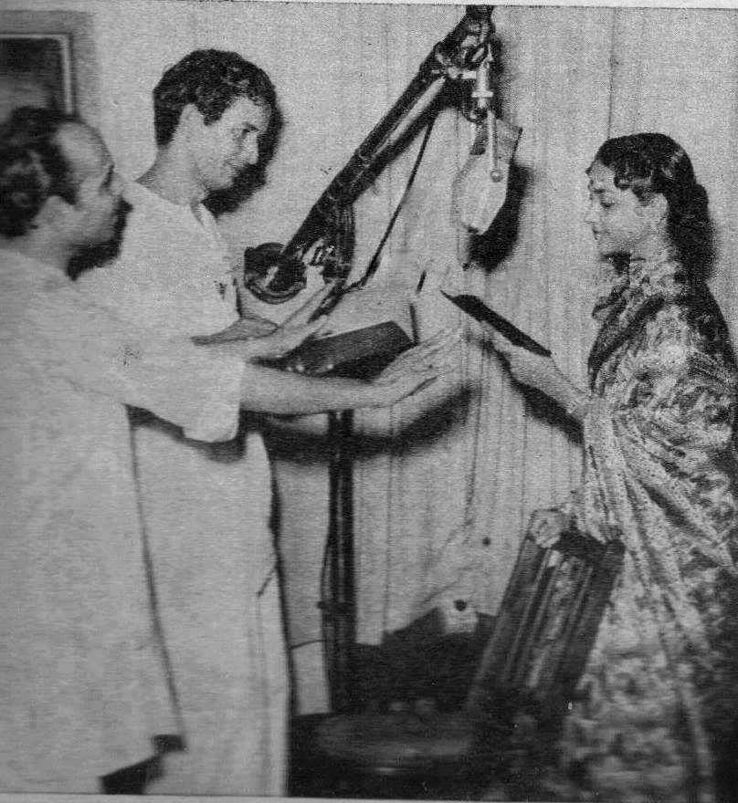Geeta Dutt with Kaifi Azmi