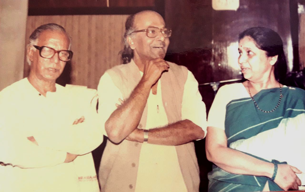 Nabendu Ghosh, Salil Chowdhury and Asha Bhosle