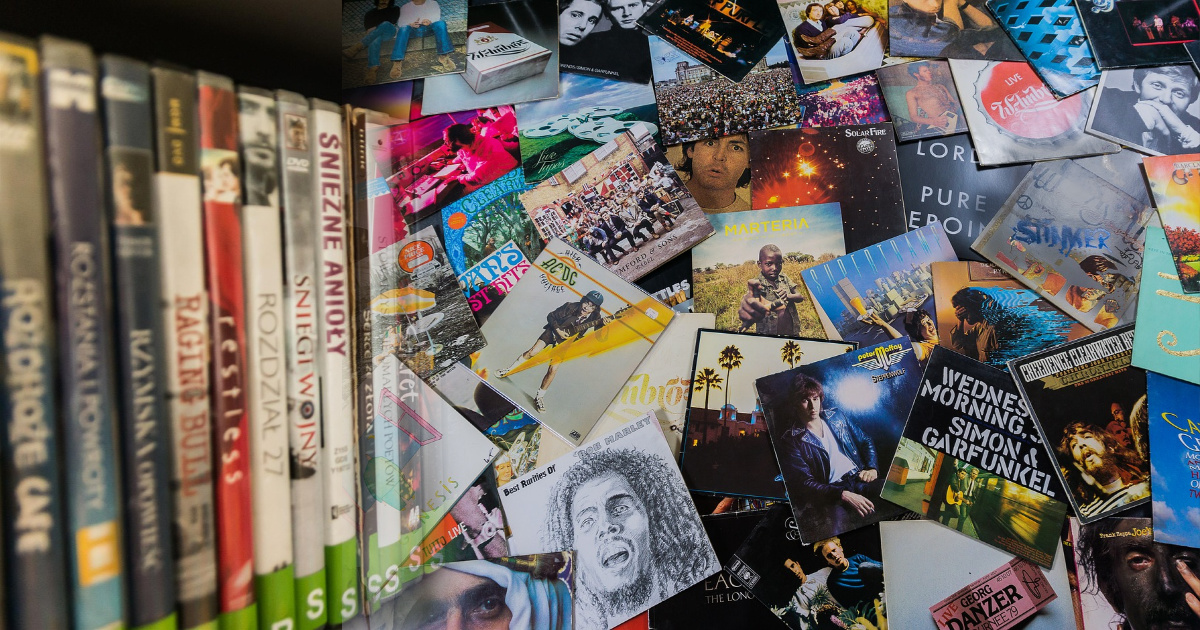 vinyl movie records collection