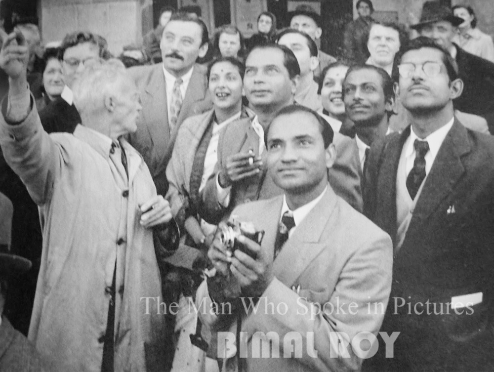 Nargis, Bimal Roy, Nirupa Roy, Salil Chowdhury, Hrishikesh Mukherjee and Radhu Karmakar