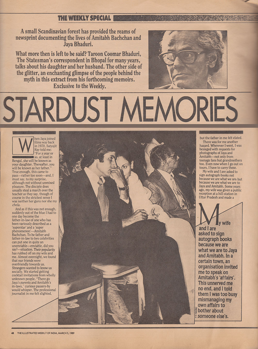 Taroon Coomar Bhaduri on Amitabh Bachchan and Jaya Bachchan