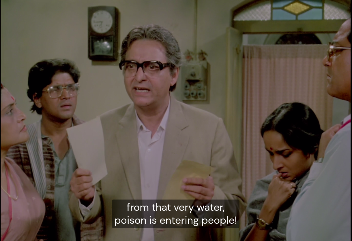 Soumitra Chatterjee in Ganashatru