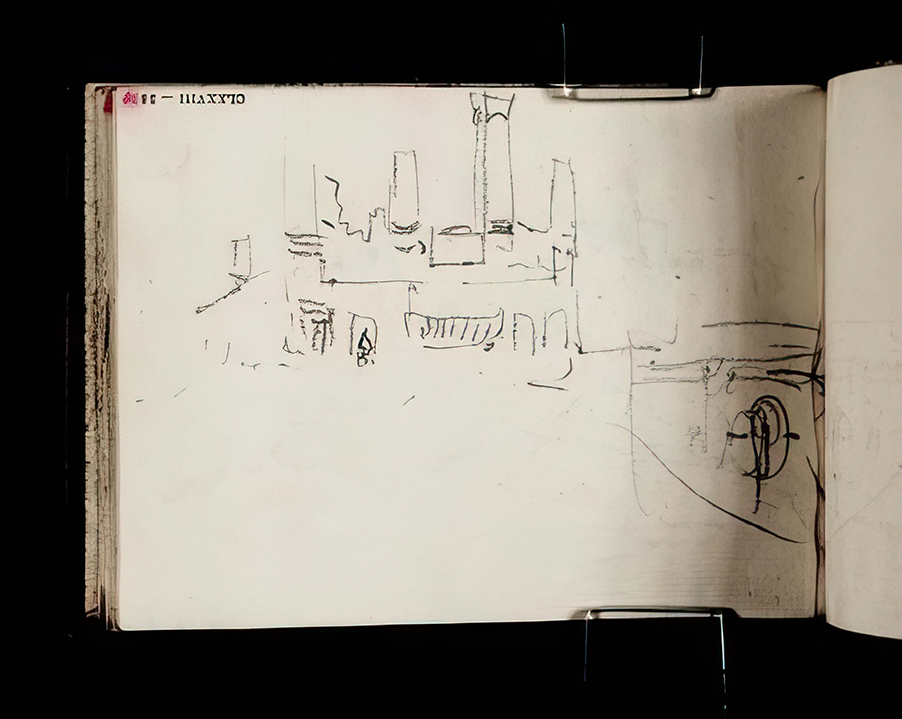 Sketches of ruins by Joseph Mallord William Turner