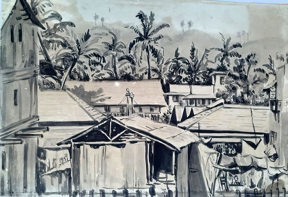 Andheri (painting by Jyoti Chowdhury)
