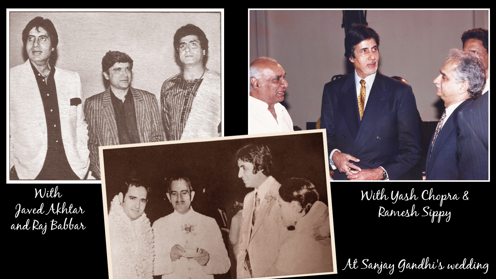 Amitabh Bachchan Javed Akhtar Raj Babbar Yash Chopra Ramesh Sippy