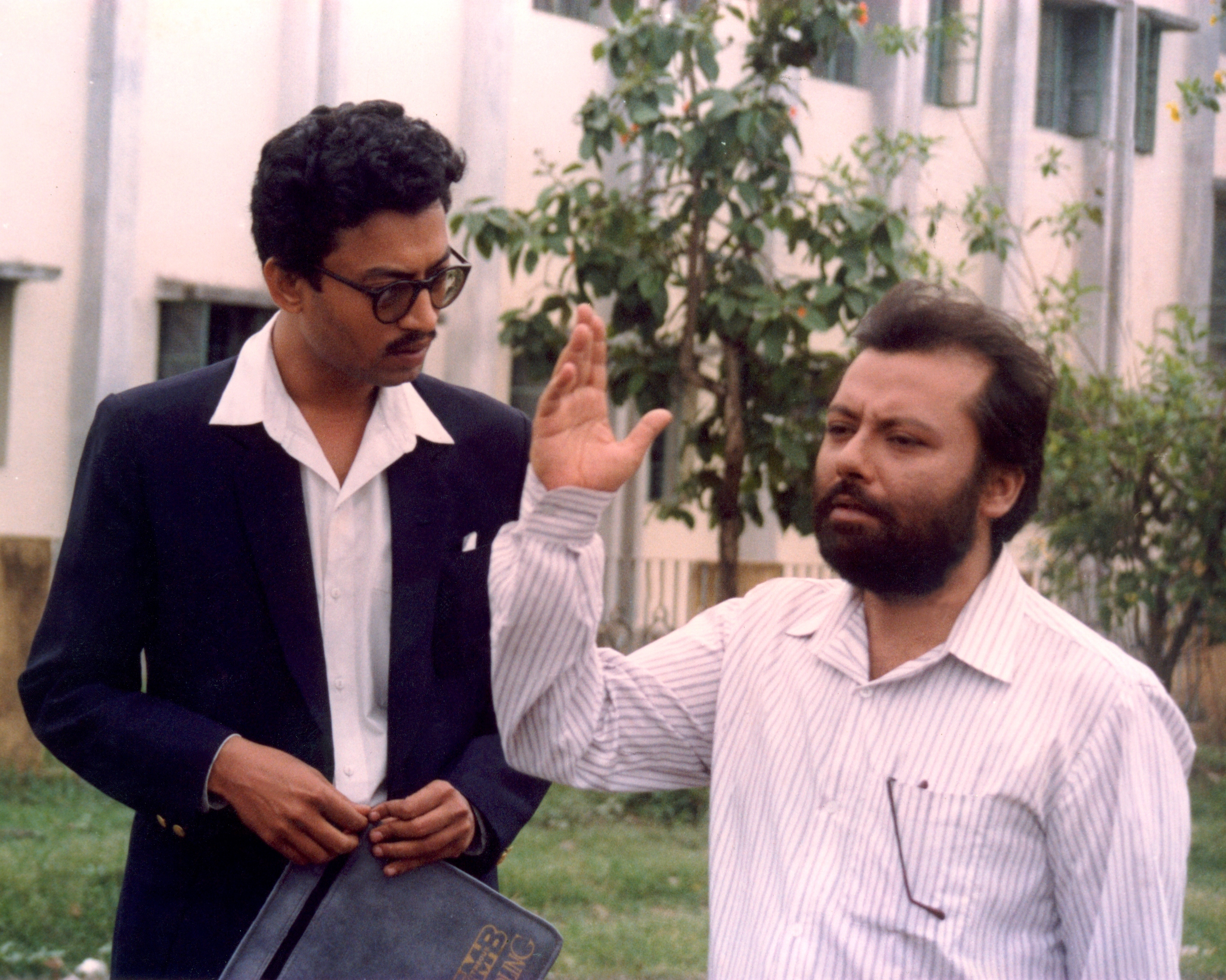 Irrfan Khan and Pankaj Kapur in EK DOCTOR KE MAUT (Picture Courtesy - Shoma A Chatterji)