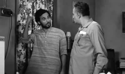 Santu Mukherjee and Kali Banerjee in Harmonium