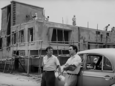 Uttam Kumar and Anil Chatterjee in Jatugriha