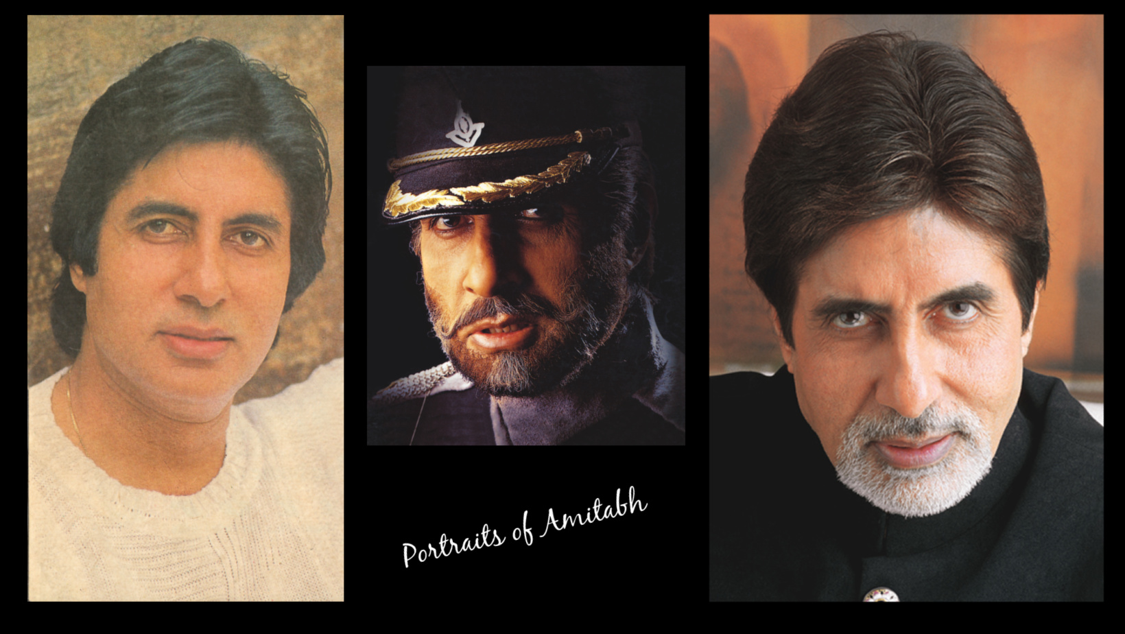 portraits of Amitabh