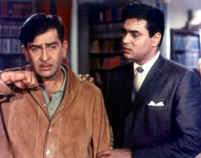 Raj Kapoor and Rajendra Kumar in Sangam