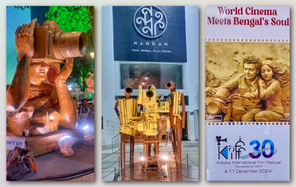 Art work, decor and posters at Kolkata International Film Festival (KIFF)