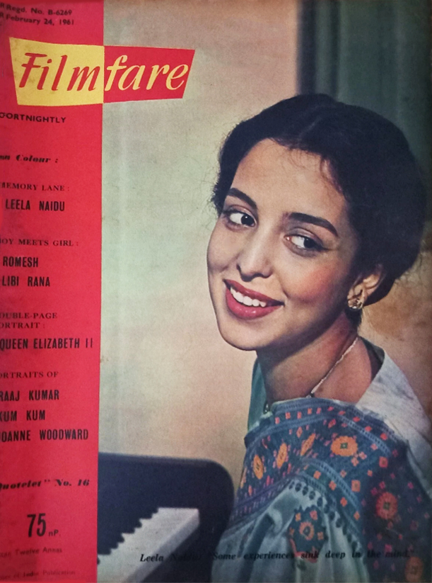 Leela Naidu on Filmfare cover