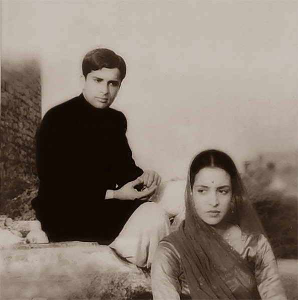 With Shashi Kapoor in The Householder