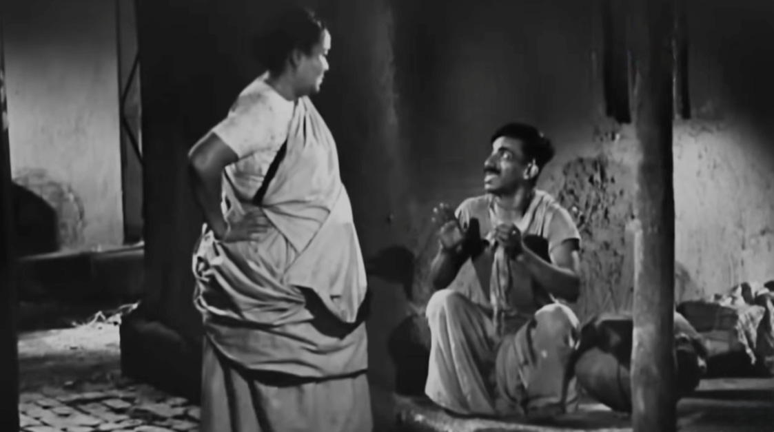 Rajlakshmi and Nabendu Ghosh in Do Bigha Zamin