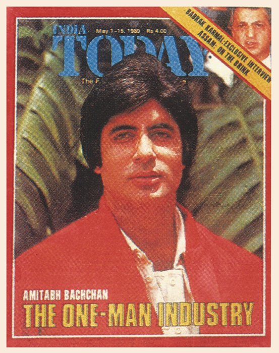 Amitabh Bachchan on India Today May 1-15, 1980 cover