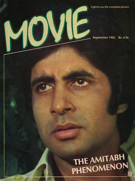 Amitabh Bachchan on Movie cover