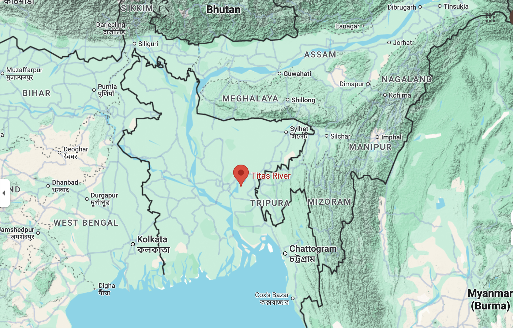 The Delta and riverine landscape which remap Indo-Bangladesh borders 