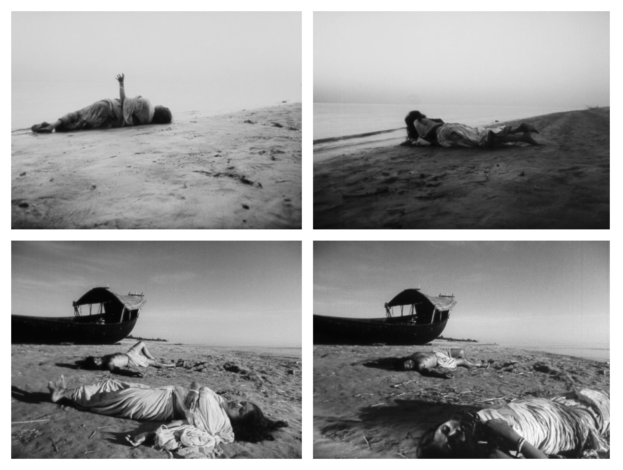 Clockwise 1 to 4: In their most affecting and emotive moments they appear ‘non-human’, and skin, cloth, and soil remain interlaced