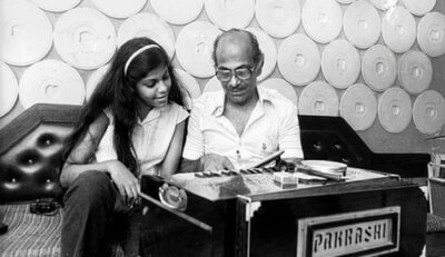 Salil Chowdhury with Antara Chowdhury