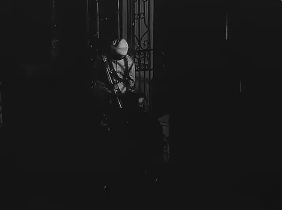 The guard at the gate dozes