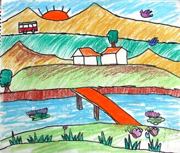 A Village at the Hill