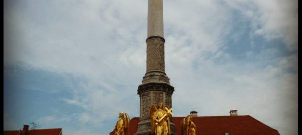 Virgin Mary fountain, Zagreb-Croatia