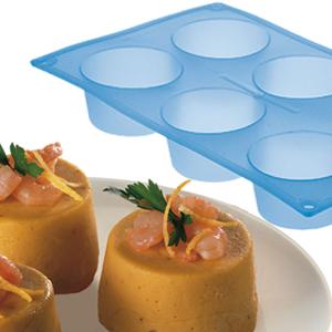 Wonderchef Pavoni 6 Cavity Muffin Mould - Blue