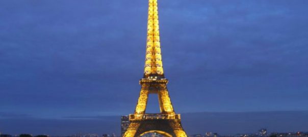 Eiffel Tower twilight zone