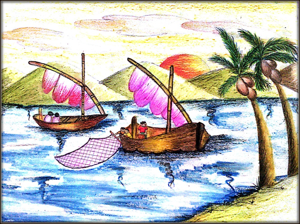 scenery art by kids
