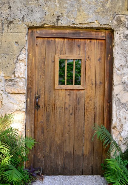closed door