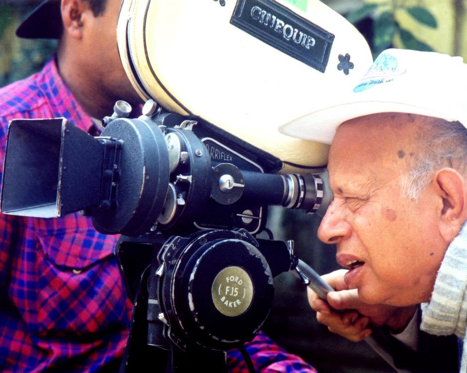 Tapan Sinha behind the camera