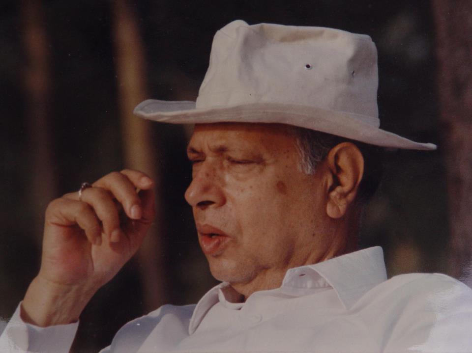Tapan Sinha in a thoughtful mood