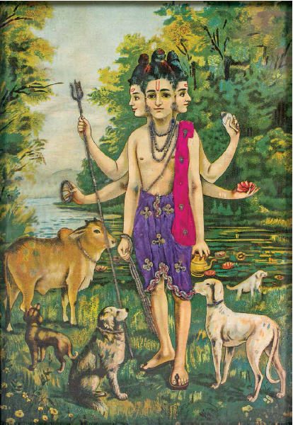 Sri Duttatreya (Raja Ravi Varma)