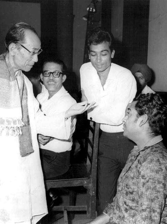 S D Burman, V. Balsara, Bhupinder Singh and Kishore Kumar