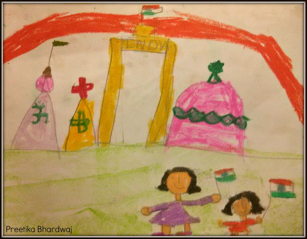 Unity in Diversity art by kids